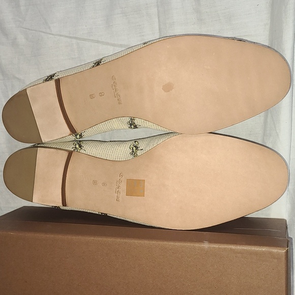 COACH Utopia Metalic with Lobster Emblem Natural with Gold women's 8 - Picture 7 of 7